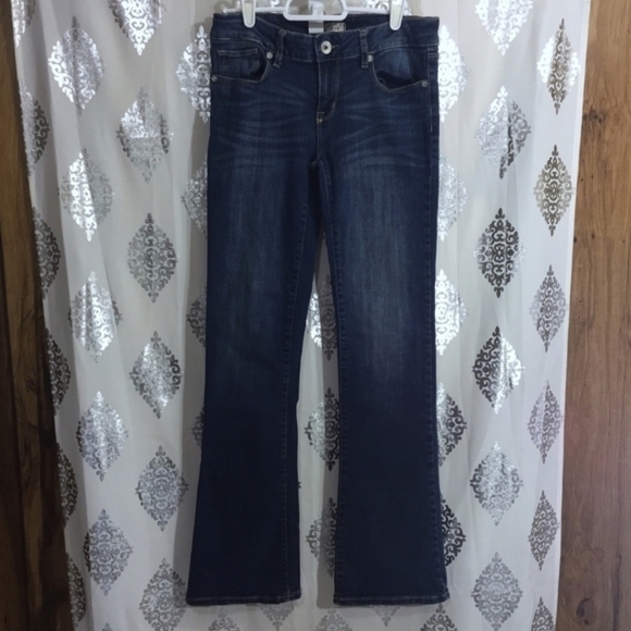 COPY - BULLHEAD Slim Boot Dark Washed Jeans - Picture 1 of 6